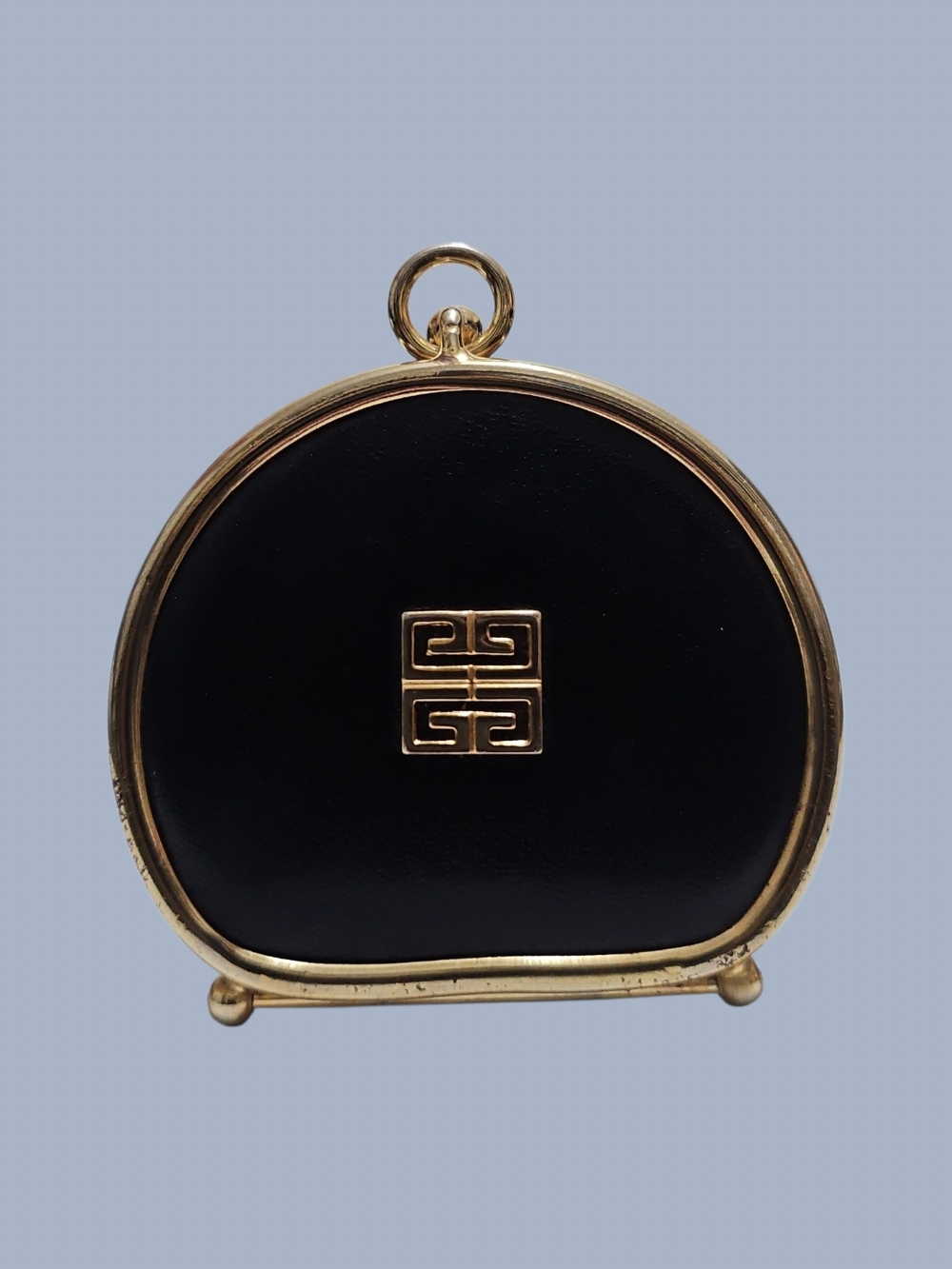 Givenchy Kisslock Leather Coin Pouch